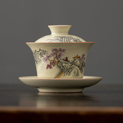 Ru Kiln Kung Fu Tea Set – Porcelain Gift Set for 6